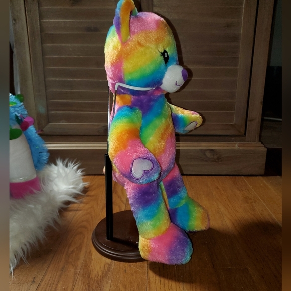 Build-A-Bear Rainbow Teddy Bear - Picture 4 of 8